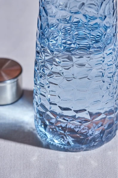 Classe Cam Su ve Meşrubat Şişesi Mavi 500 Ml - Resim 3