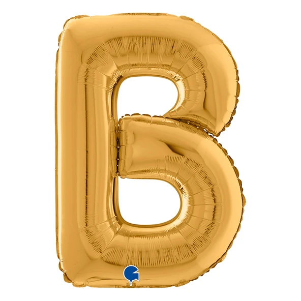 B Harf Supertrend Altın Folyo Balon 26" - 2