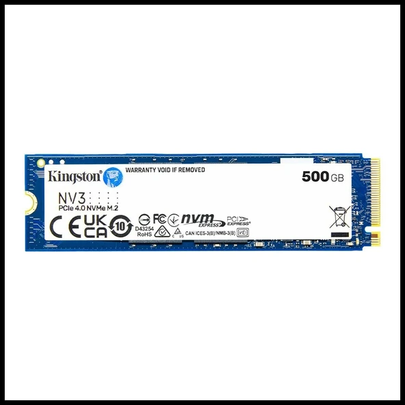 Kıngston Snv3s/500g, Nv3, 500gb, 5000/3000, Gen4, Nvme Pcıe M.2 2280, Ssd - 1