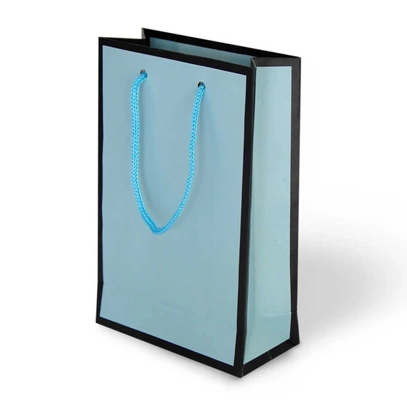 Mat Ada Mavisi Karton Çanta 26x40 - 1
