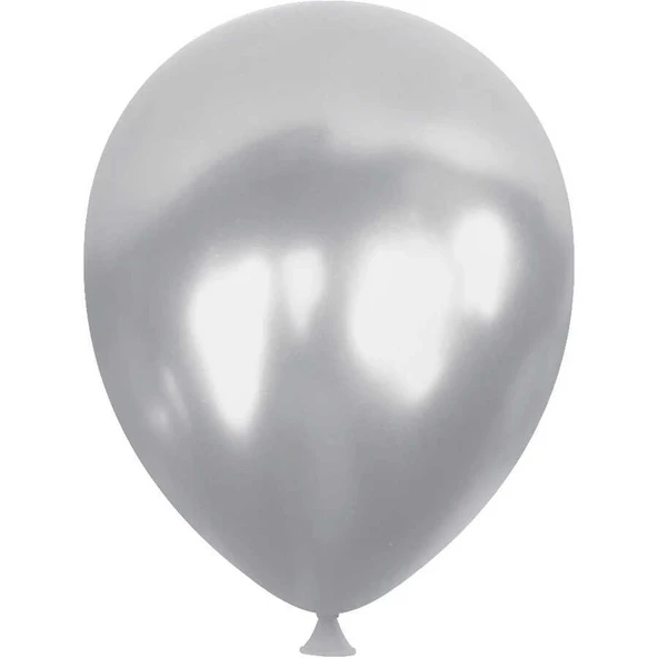 Gümüş Metalik Balon 5"