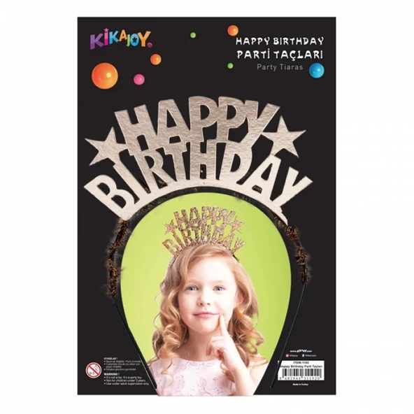 Happy Birthday Parti Taçları - 5