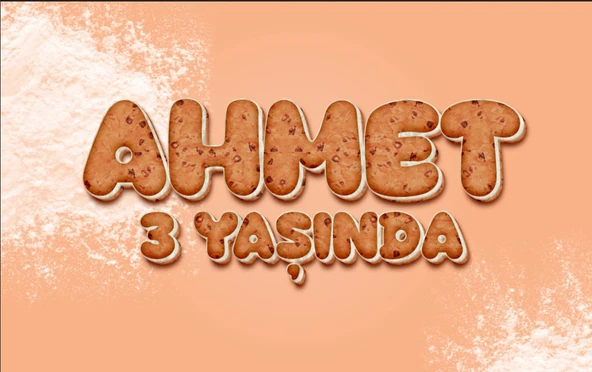 Cookie Temalı Doğum Günü Afişi - 35x50 Cm ürün görseli