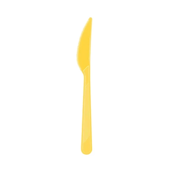 Sarı Plastik Bıçak - 2
