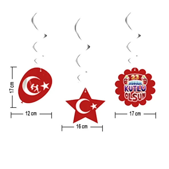 23 Nisan Kutlu Olsun Sarkıt Süs - 3