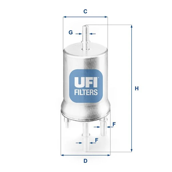 YAKIT FİLTRESİ CORDOBA-IBIZA-LEON-TOLEDO-OCTAVIA-CADDY-GOLF-JETTA-POLO-TOURAN 1.4-1.6 3 GİRİŞ OE 6Q0201511-Q0201511 ürün görseli