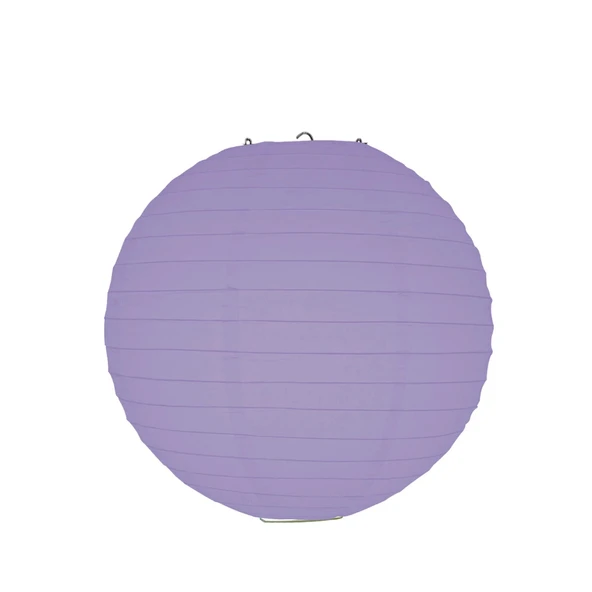 Mor Kağıt Fener 20 cm - 2