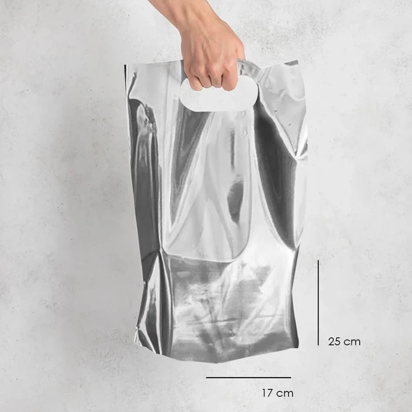 Metalize El Geçme Poşet 17x25 - 2