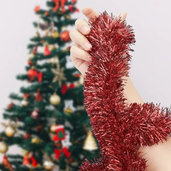 Kırmızı Garland Sim 5cm