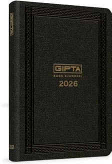 Gıpta 2026 17x24cm Dikişli Kasa Ajandası / TCK-111 - Resim 1