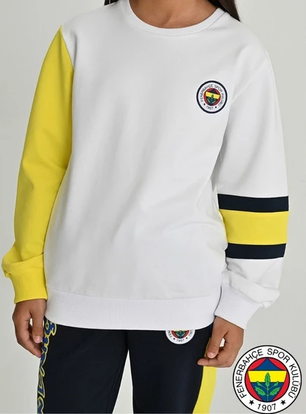 Fenerbahçe S.K. 25/26 Tribün 6 Renk Logolu Çocuk Sweatshirt ürün görseli 1