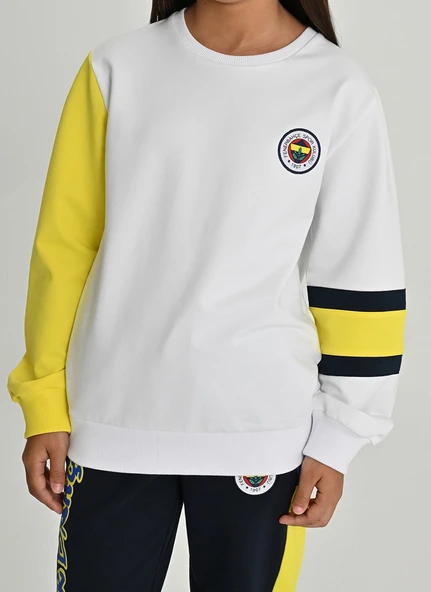 Fenerbahçe S.K. 25/26 Tribün 6 Renk Logolu Çocuk Sweatshirt - Resim 4