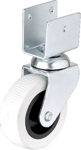 Hts 324 - 50x20 mm Gri Kısa U Tablalı Teker 4 Adet ürün görseli