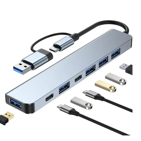 Byl 221 Support 7 İn 1 Type-C Usb Çevirici ürün görseli
