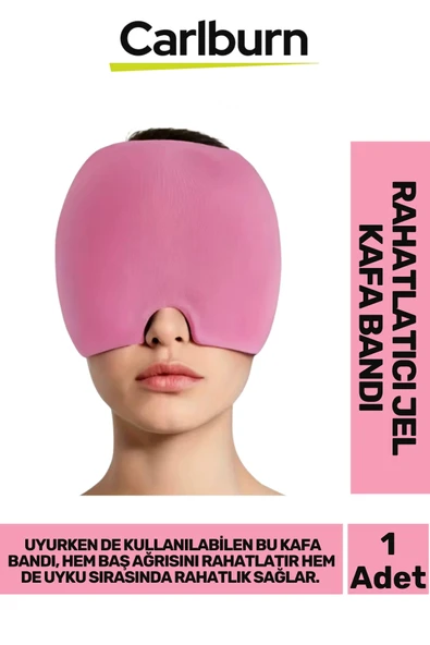 Özel Üretim Elastik Tüm Kafa Tiplerine Uyumlu Rahatlatıcı Soğuk Sıcak Jel Kompress Kafa Bandı