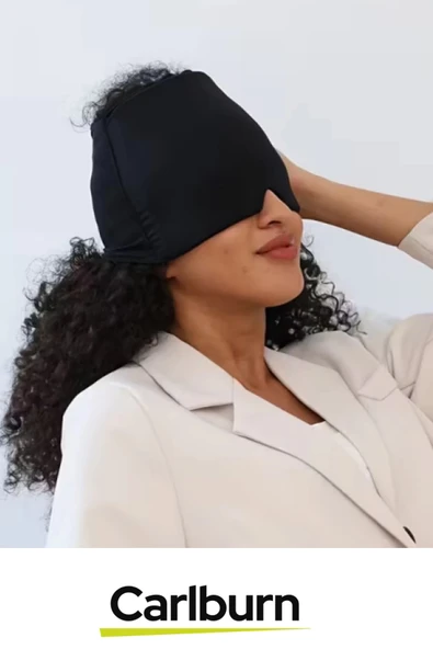 Özel Üretim Elastik Tüm Kafa Tiplerine Uyumlu Rahatlatıcı Soğuk Sıcak Jel Kompress Kafa Bandı - 6