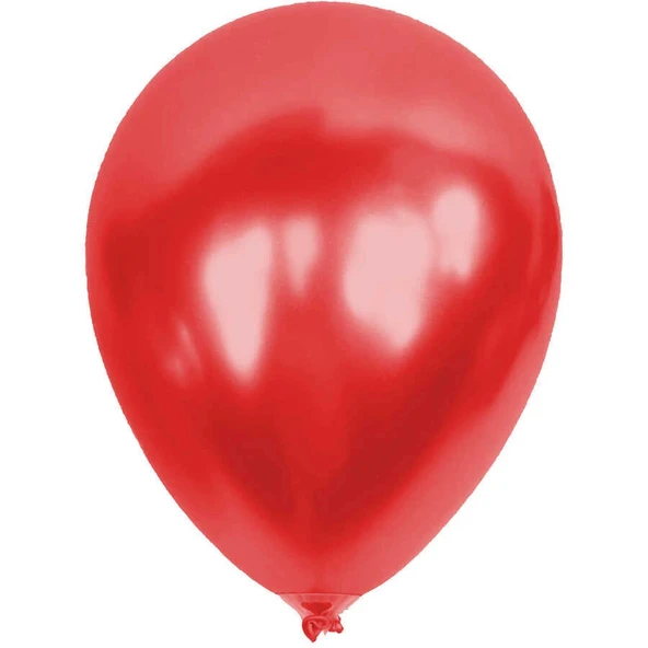 Kırmızı Metalik Balon 5"