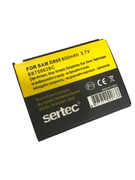 Samsung D808/D800 Uyumlu Batarya ürün görseli