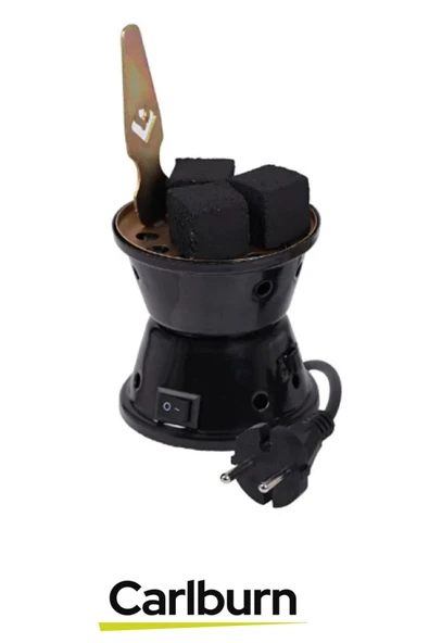 Premium Açma Kapama Düğmeli Dayanıklı Emaye Kaplama Elektrikli Mini Ocak Cep Herkülü - 4