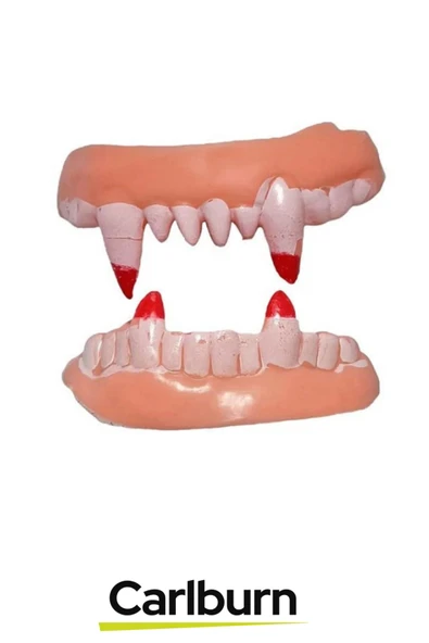 Özel Üretim Korku Temalı Partiler Halloween Yumuşak Esnek Tiyatro Çift Damak Yumuşak Vampir Dişleri - 2
