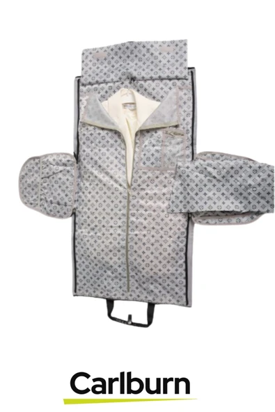 Takım Elbise Gömlek Kırışma Önleyici Düğün Davet İş Toplantı Pratik Elbise Kılıfı Seyahat Çantası - 4