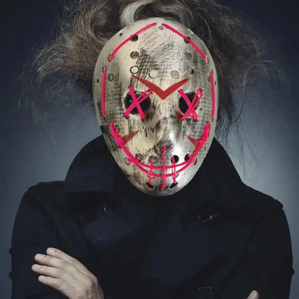 Halloween Aksesuar -Işıklı Maske-