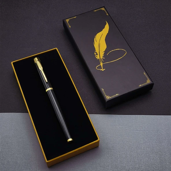 Metal Siyah Roller Kalem ürün görseli 1