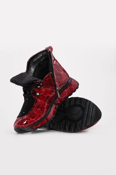 Hakiki Deri  Kadın Klasik Bot 256SZA2025 - Resim 8