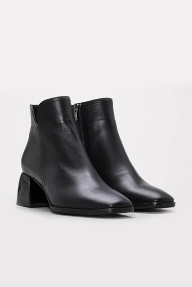 Hakiki Deri  Kadın Klasik Bot 264SZA854 - Resim 5