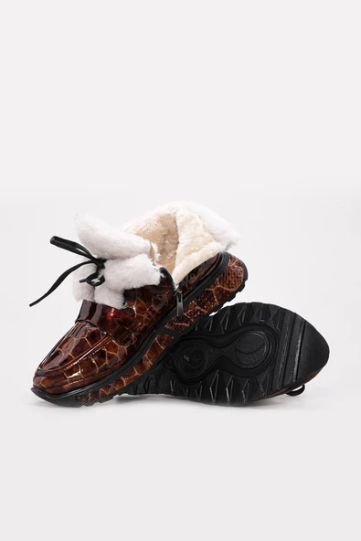 Hakiki Deri  Kadın Klasik Bot 254SZA125 - Resim 8