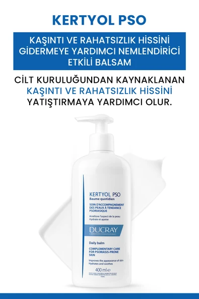 Pierre Fabre Kertyol PSO Balm Yoğun Pullanma Karşıtı Balm 400ml - Resim 3