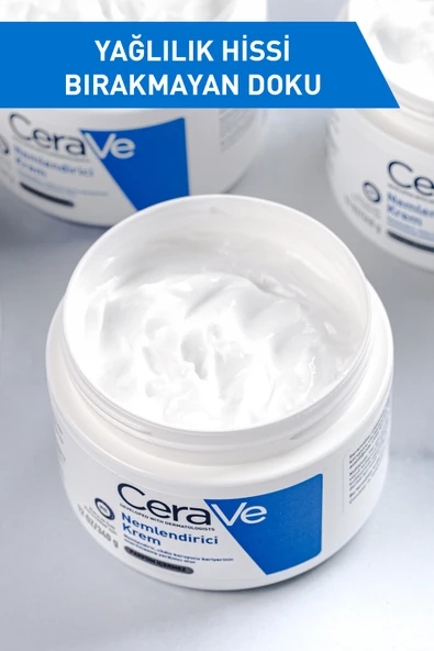 CeraVe Nemlendirici Yüz Ve Vücut Kremi-Kuru Ciltler İçin Seramid Ve Hyalüronik Asit İçerikli 340gr - 3
