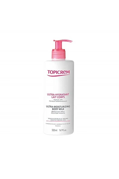 Topicrem Ultra Moisturizing Body Milk Nemlendirici 500 ml ürün görseli 1