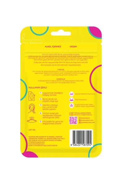 SOS Band S.o.s Maxi | 6’lı Vücut&yüz Sivilce/akne Bandı - Pimple Patch - Hidrokolloid Bant - Resim 2