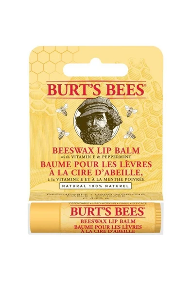 Burt's Bees Beeswax Dudak Bakım Kremi Blister Ambalaj - Beeswax Lip Balm Blister 4,25 G X 2 Adet - Resim 2