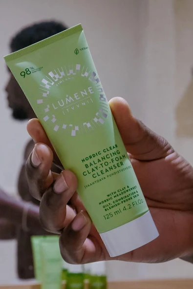 Lumene Kil Içerikli Yüz Temizleyici 125 ml – Sebum Dengeleyici, Arındırıcı & Gözenek Temizleyici Köpük - Resim 3