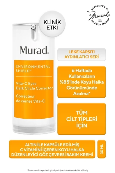 Murad Altın İçerikli, C Vitaminli Koyu Halka Karşıtı Aydınlatıcı Göz Kremi,15ml ürün görseli
