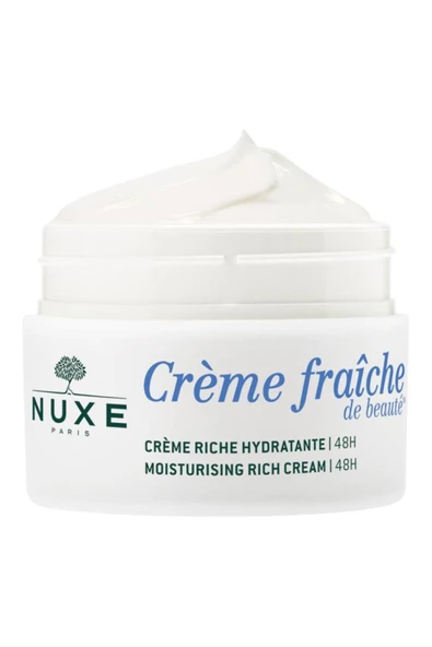 Nuxe Creme Fraiche de Beaute Moisturising Rich Cream 48H 50 ml - Kuru Cilt - Resim 2