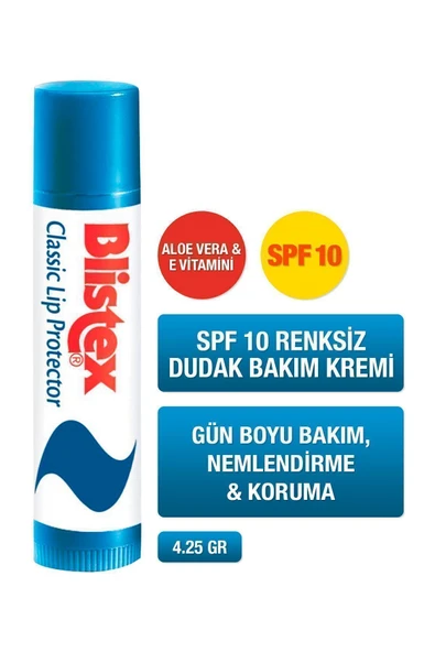 Classic - Spf 10 Nemlendirici Ve Koruyucu Dudak Bakım Kremi ürün görseli 1