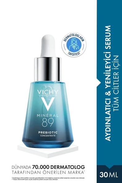 Vichy Mineral 89 Probiyotikli Aydınlatıcı Yenileyici Ve Onarıcı Serum 30 ml ürün görseli 1