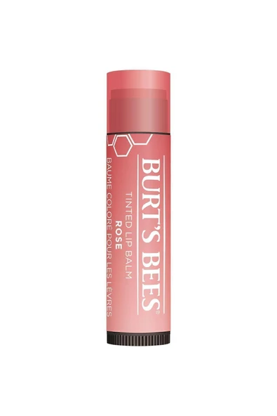 Burt's Bees %100 Doğal Ve Renkli Dudak Bakımı Kırmızı - Tinted Lip Balm Rose 4,25 G - Resim 2