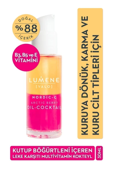 Lumene Leke Karşıtı Yağ Kokteyli 30 ml – Multivitamin, Canlandırıcı & Nemlendirici ürün görseli 1