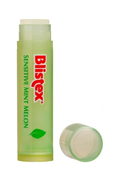 Blistex Sensitive Mint Melon - Doğal Nane Ve Kavun Özlü Besleyici Ve Nemlendirici Dudak Bakım Kremi - Resim 3