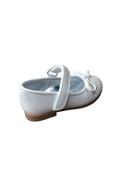 Ortaç Emt İlkadım Ekru Krem Kız Çocuk Babet Abiye Ayakkabı Düğün - 4
