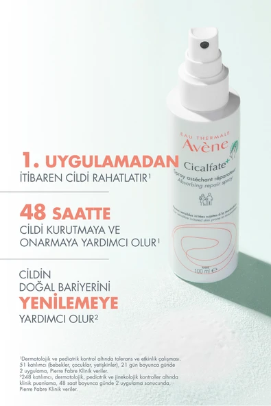 Pierre Fabre Cicalfate+ Hassas Ciltler İçin Kurutucu, Yatıştırıcı ve Onarıcı Bakım Spreyi 100 ml - Resim 2