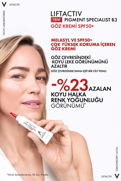 Vichy Liftactiv Pigment Specialist B3 Koyu Leke Karşıtı Göz Kremi Spf50+ 15 ml - Resim 2