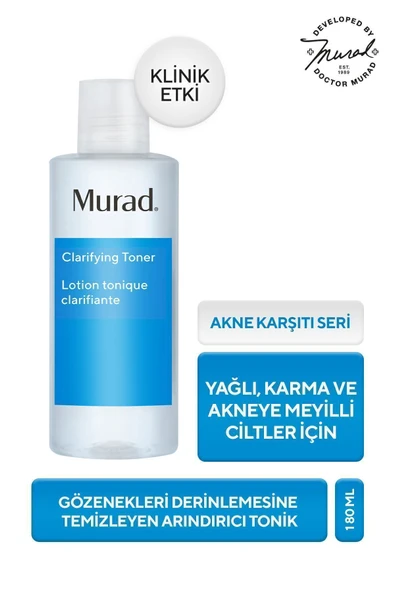Murad "Akne Eğilimli Ciltler, Gözenek Arındırıcı, Sebum Dengeleyici Tonik, 180ml " ürün görseli
