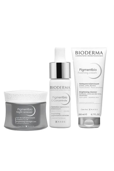 Bioderma Pigmentbio Leke Serisi | Gece Kremi Serum Temizleme Jeli Orijinal Boy