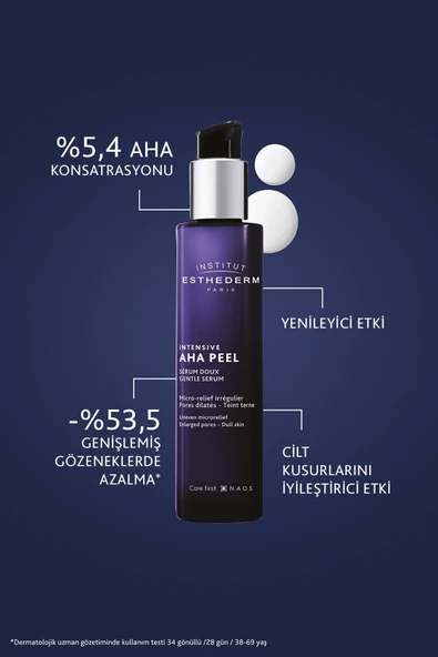 Esthederm Intensive Aha Peel Gentle Serum Yenileyici ve Pürüzsüzleştirici Etkili Yüz Bakım Serumu 30ML - Resim 2