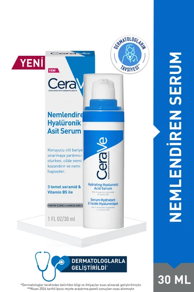 CeraVe Nemlendiren Hyalüronik Asit Serum 30 ml ürün görseli 1